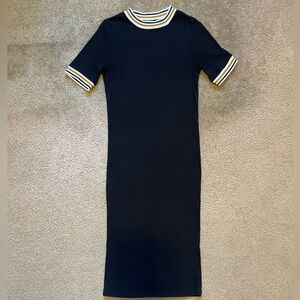 Zara Short-Sleeve Midi Dress